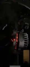 What cause Alternator to Catch on fire?