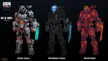 Custom Doom suits based on my Doom rewrite fanfic "Day of Wrath"; commissioned by me, drawn by u/notramilopak