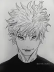 [ART] I drew gojo from jujutsu kaisen