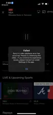NBC Sports app not working. Anyone having this issue?