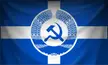 Communist flag of Greece 
