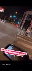 POV fight in the middle of road