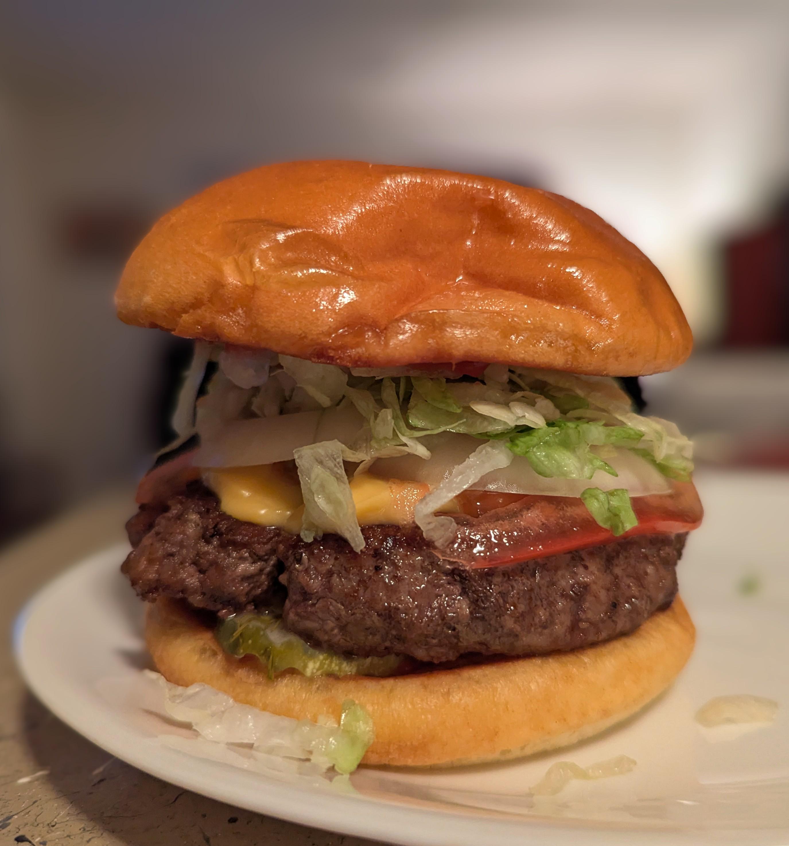 Basic burger I made | Scrolller