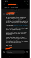 Sus "click here" link, scam?