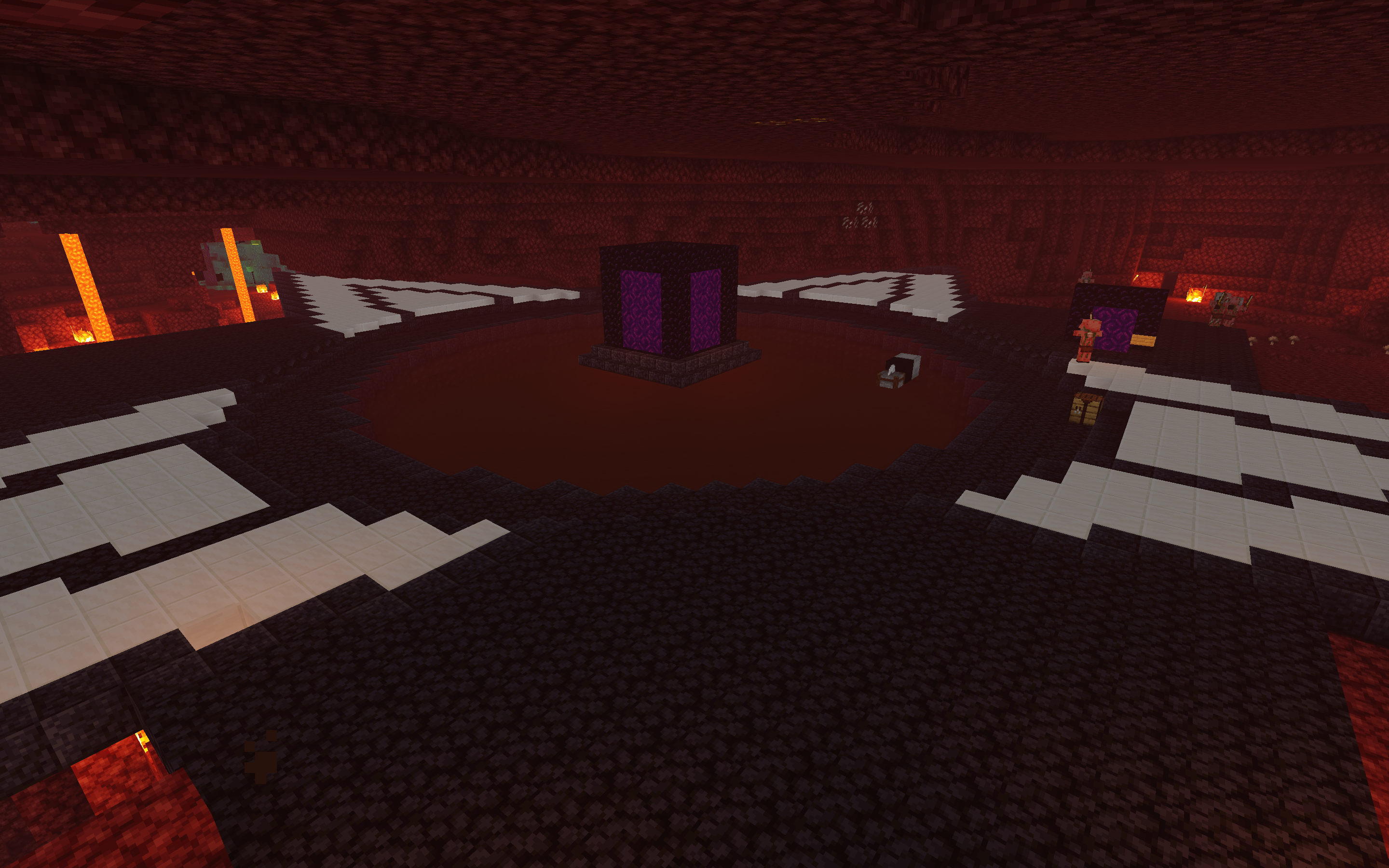 Update on my first ever nether hub with 10 years of playing. The ...