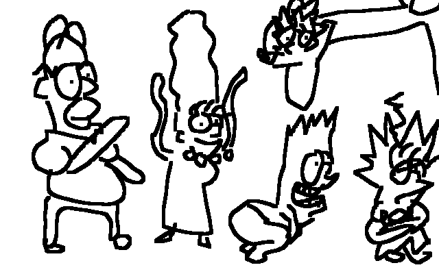 Simpson Family Dance Off