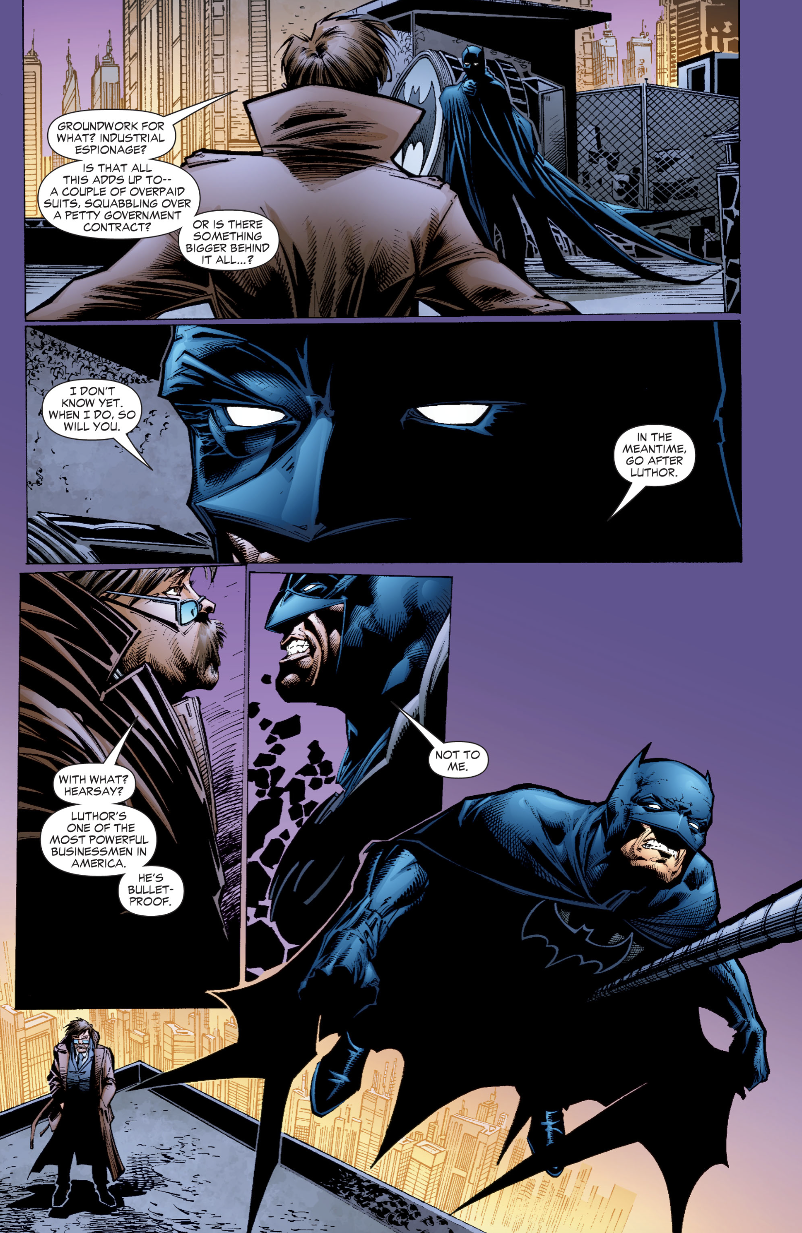 Batman proudly displays his powerful Bat Cable... From Batman ...