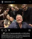 New Pic from ‘Heeramandi: The Diamond Bazaar’’s special diner hosted by Netflix CEO Ted Sarandos with Ali Wong, Bill Hader and JJ Abrams