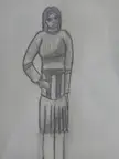 I put the Dokis in rimworld, and decides to draw Yuri, who is a complete bad ass in game lol