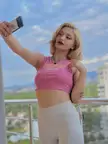 taking sexy pics for you 😝