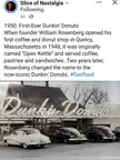 First Dunkin Donuts in 1948