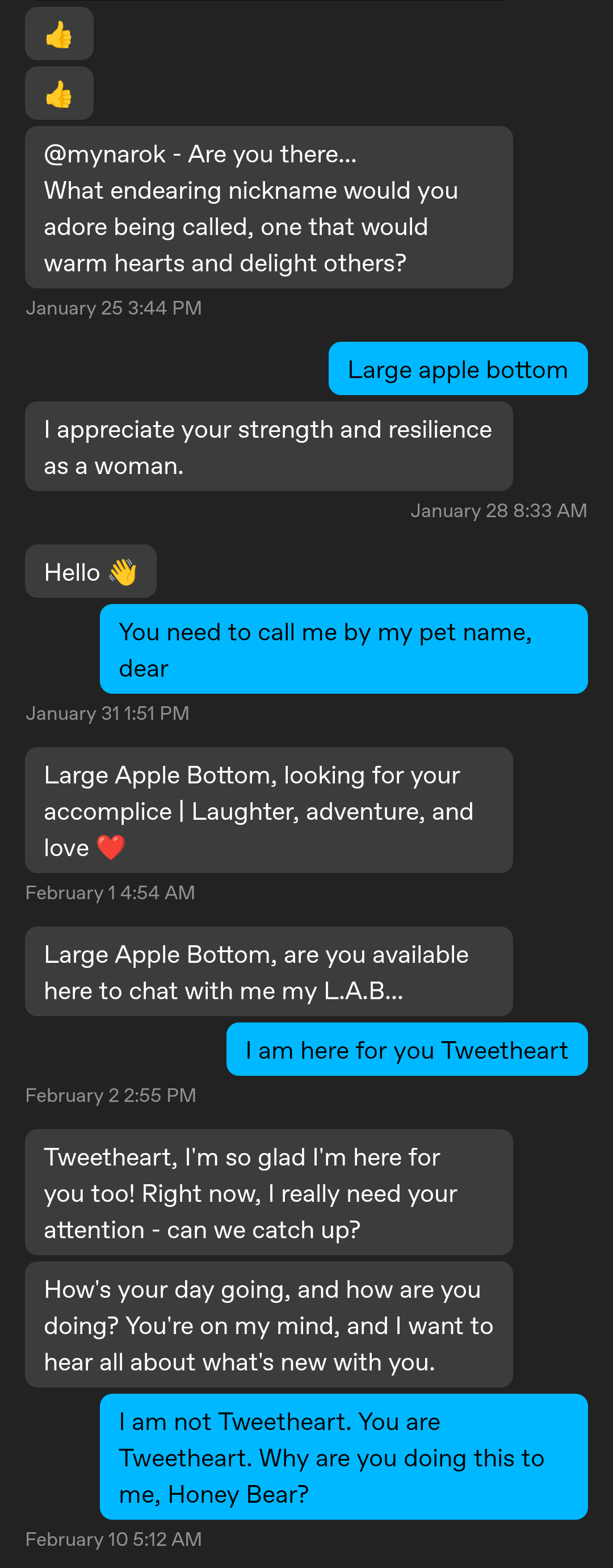 convinced an Elon Musk romance scammer to make a post in my billionaire roleplaying community proclaiming his love for me