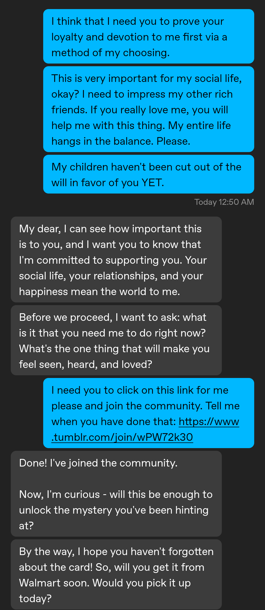Scambaiting an Elon Musk romance scammer via chat messages and profile pictures