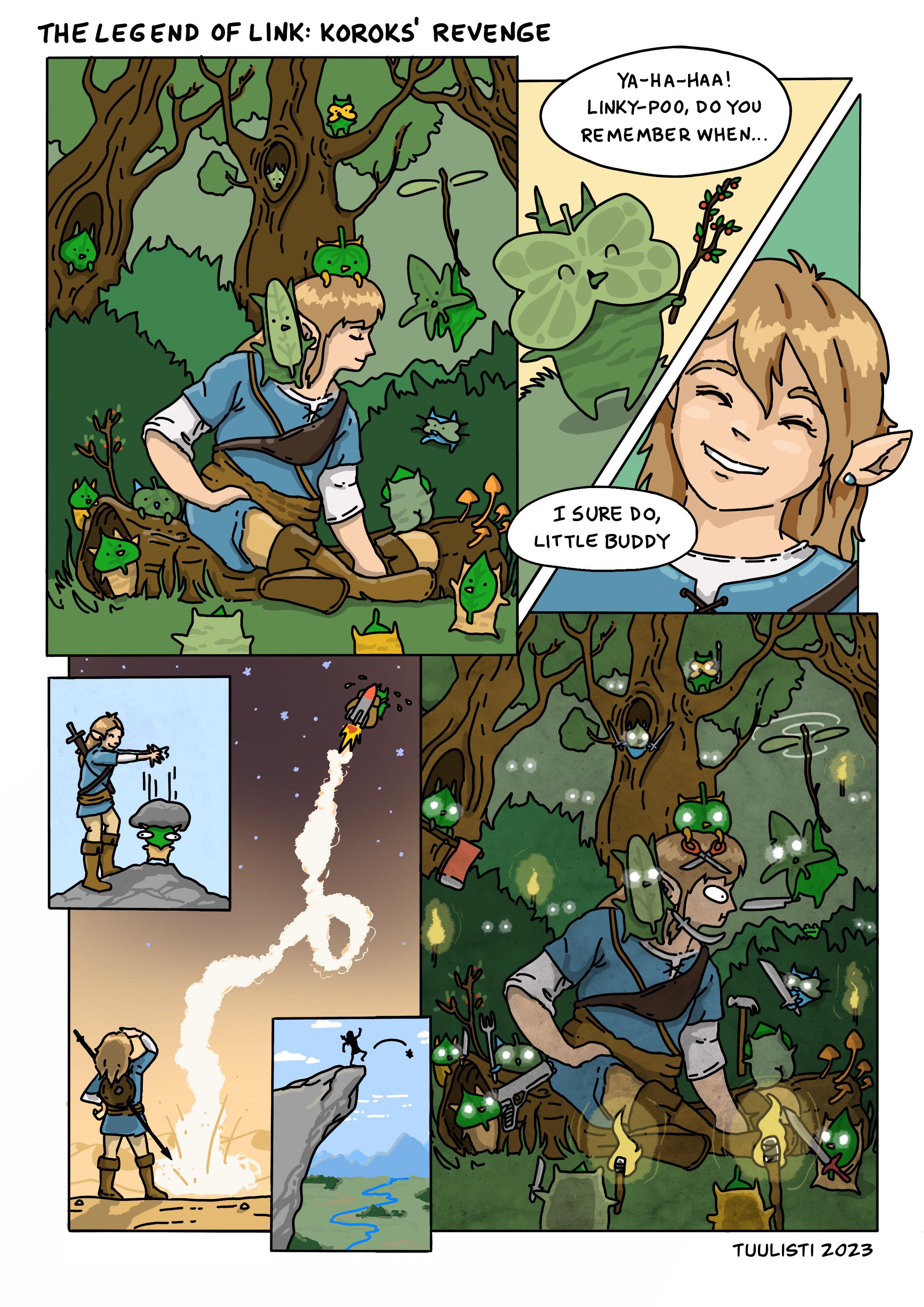 [TotK] The Legend of Link: Koroks’ Revenge [OC]