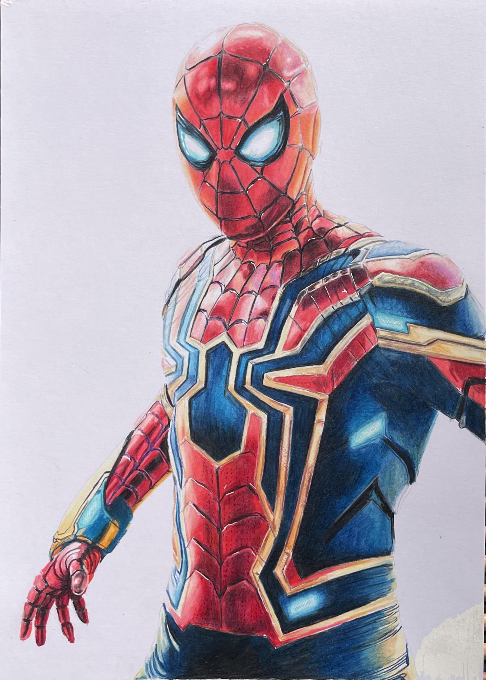 Iron Spider drawing by me [OC]