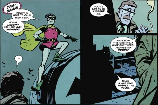 [Comic Excerpt] Batman Justifying Child Endangerment (Batman And Robin ...