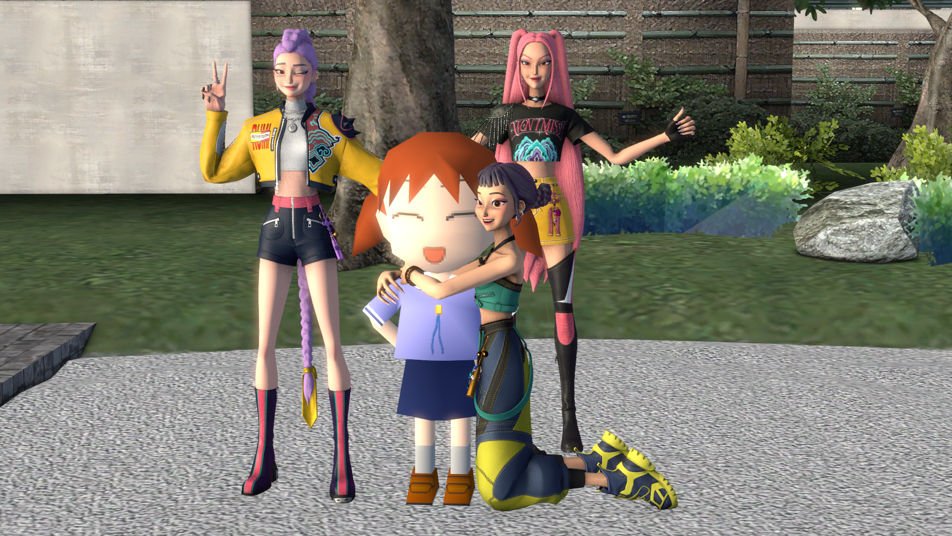 SFM: Chiyo Mihama with the HUNTR/X