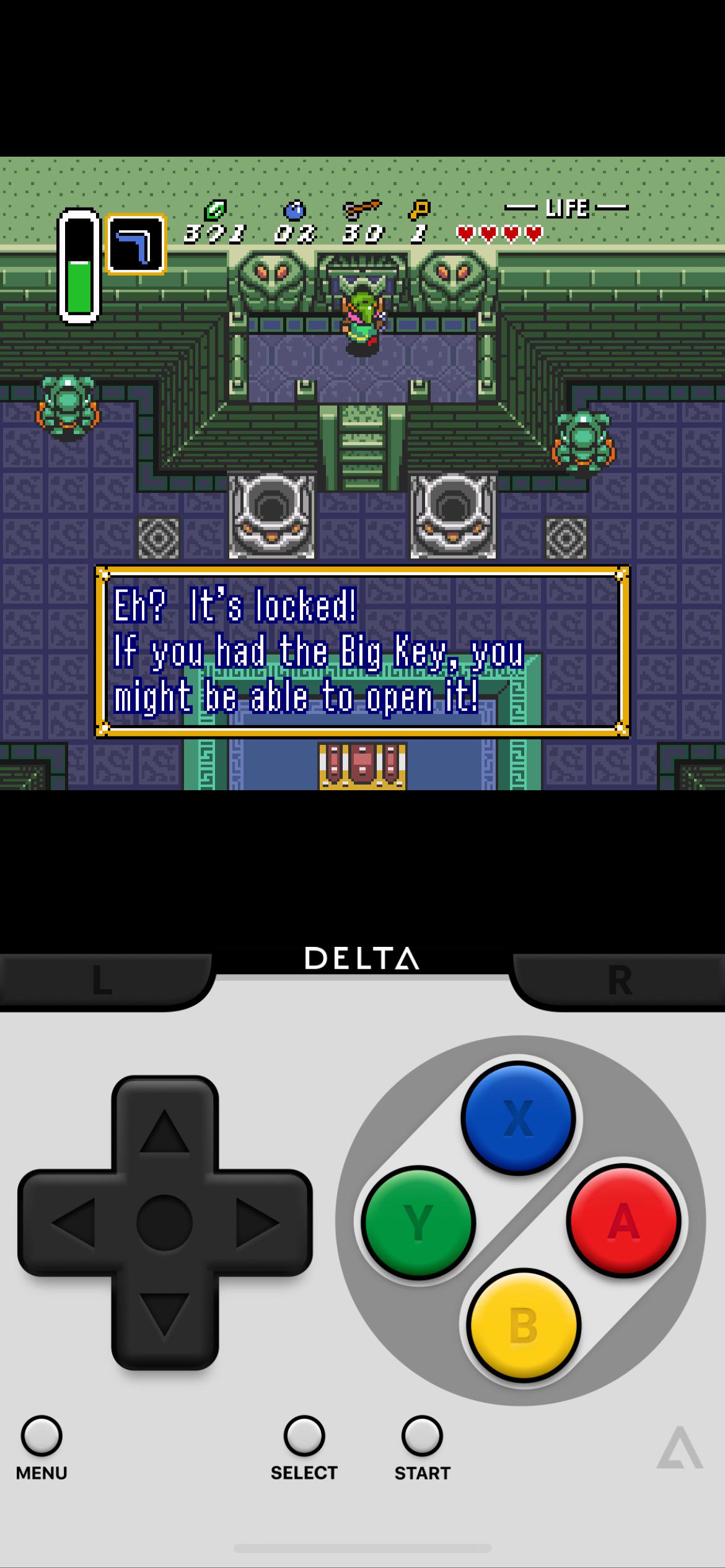 [ALttP] big key not working on door