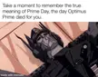 Original meaning of Prime Day.