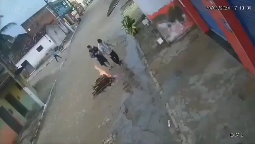 Adding ethanol to a fire