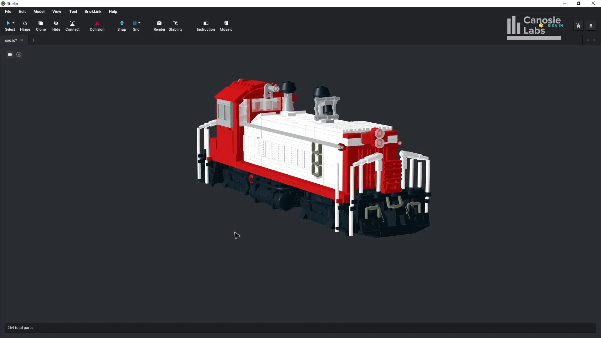 Adding trains to my digital Lego layout (Made in Studio and Blender).  Details in comments.