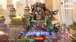 Overwatch gameplay showing character selection and combat in a stylized ancient temple with various heroes.