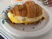 Double Egg and Cheese on a Croissant