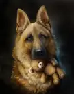 Dogmeat Fallout 3 by artist Elena Roslyakova
