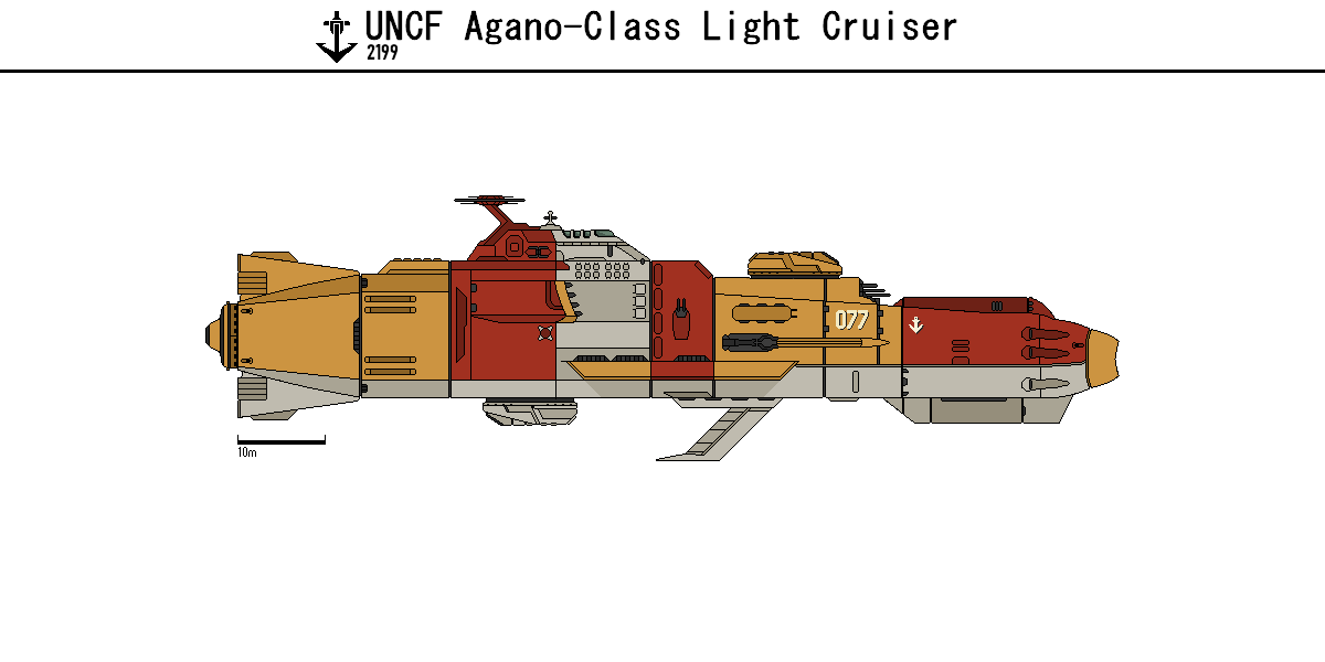 Agano class light cruiser by me