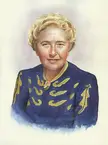 Agatha Christie, Natallia Valiukevich (me), Watercolor, 2024
