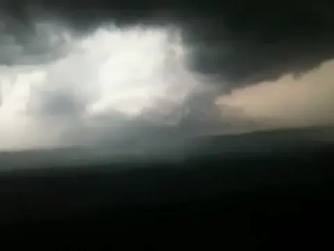 Another shot at the Rainsville supercell at the end of the tornado's life