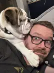 Anyone else have a bulldog that likes to sleep in odd places? 