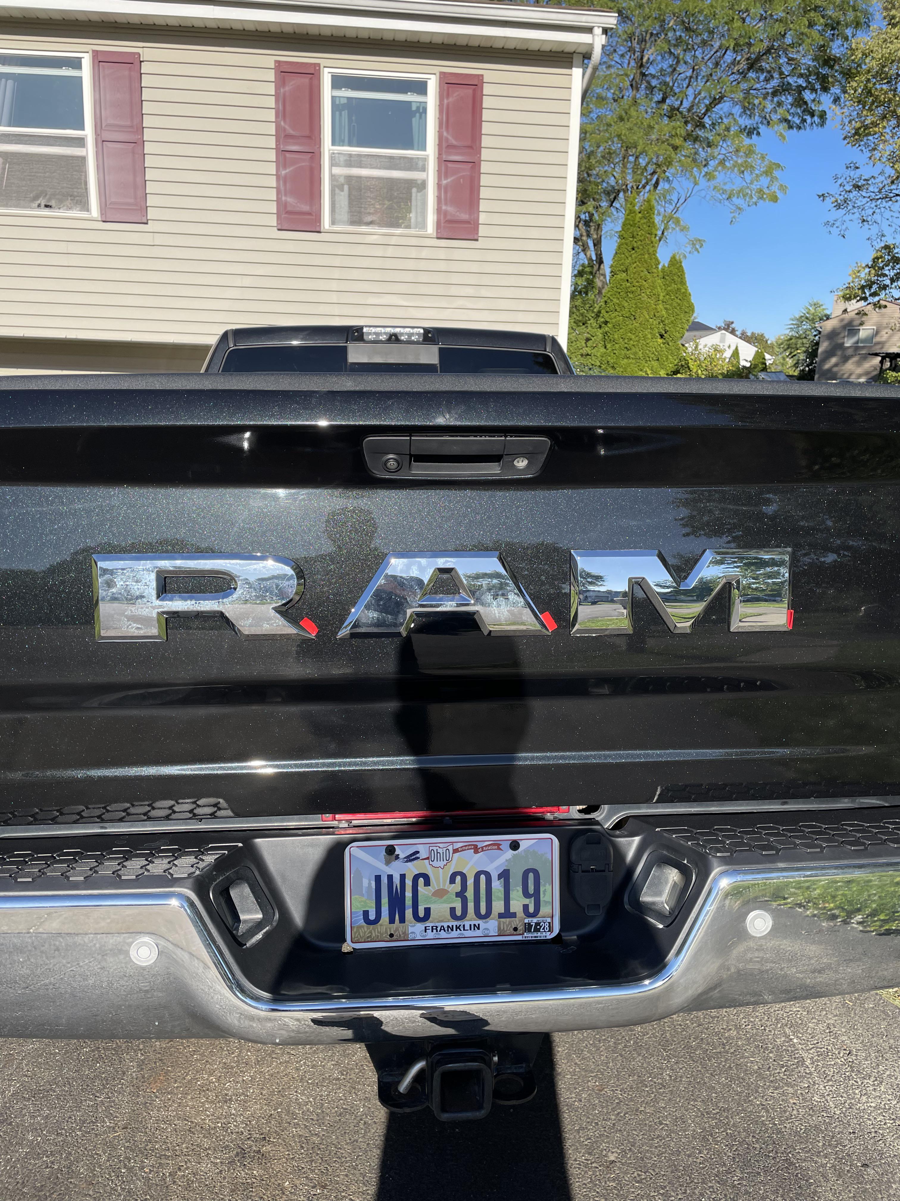 Anyone know where to find the RAM letters in black besides the dealer ...
