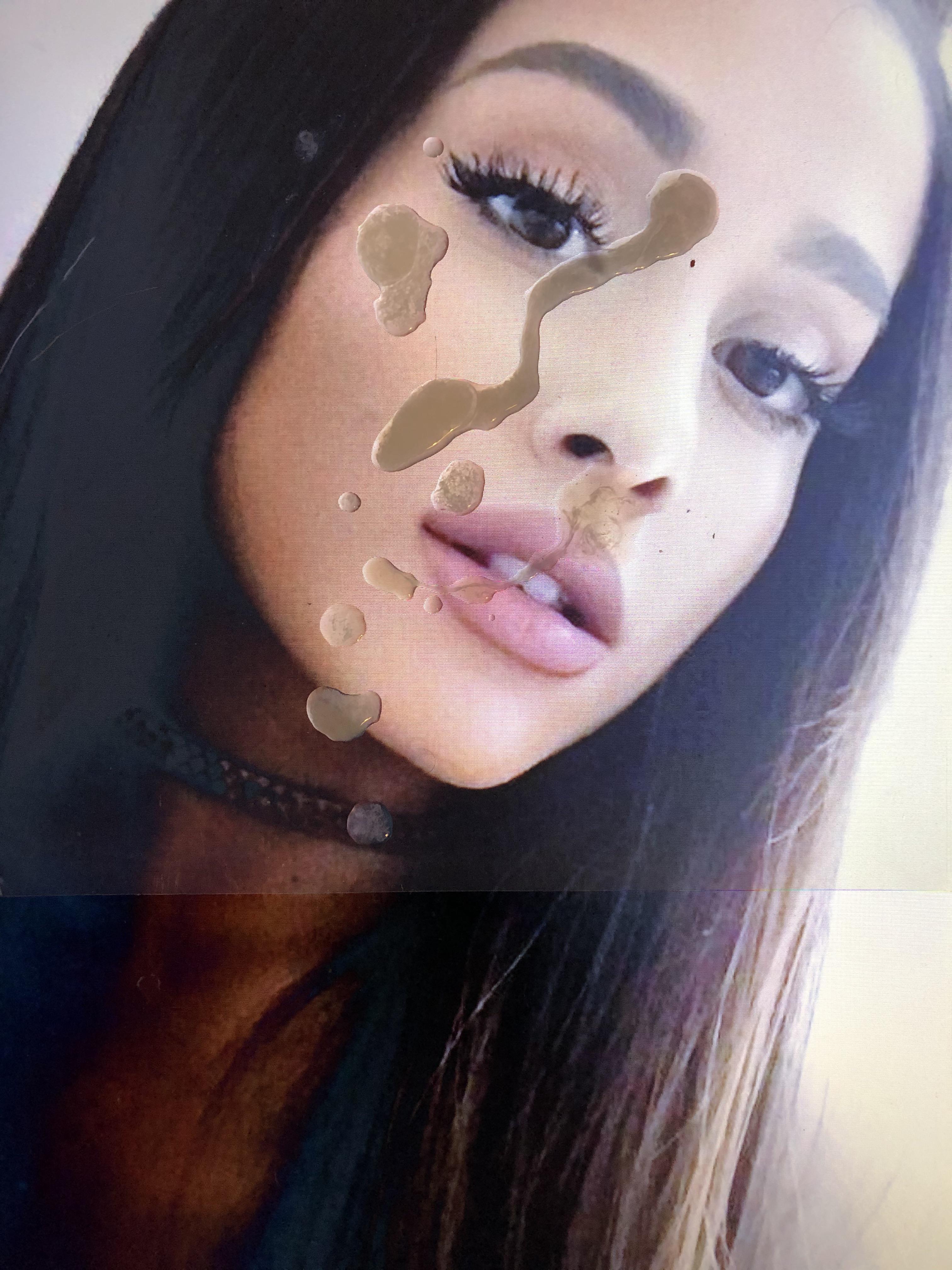 Ariana Face Is Made To Be Covered With Hot Cum Scrolller