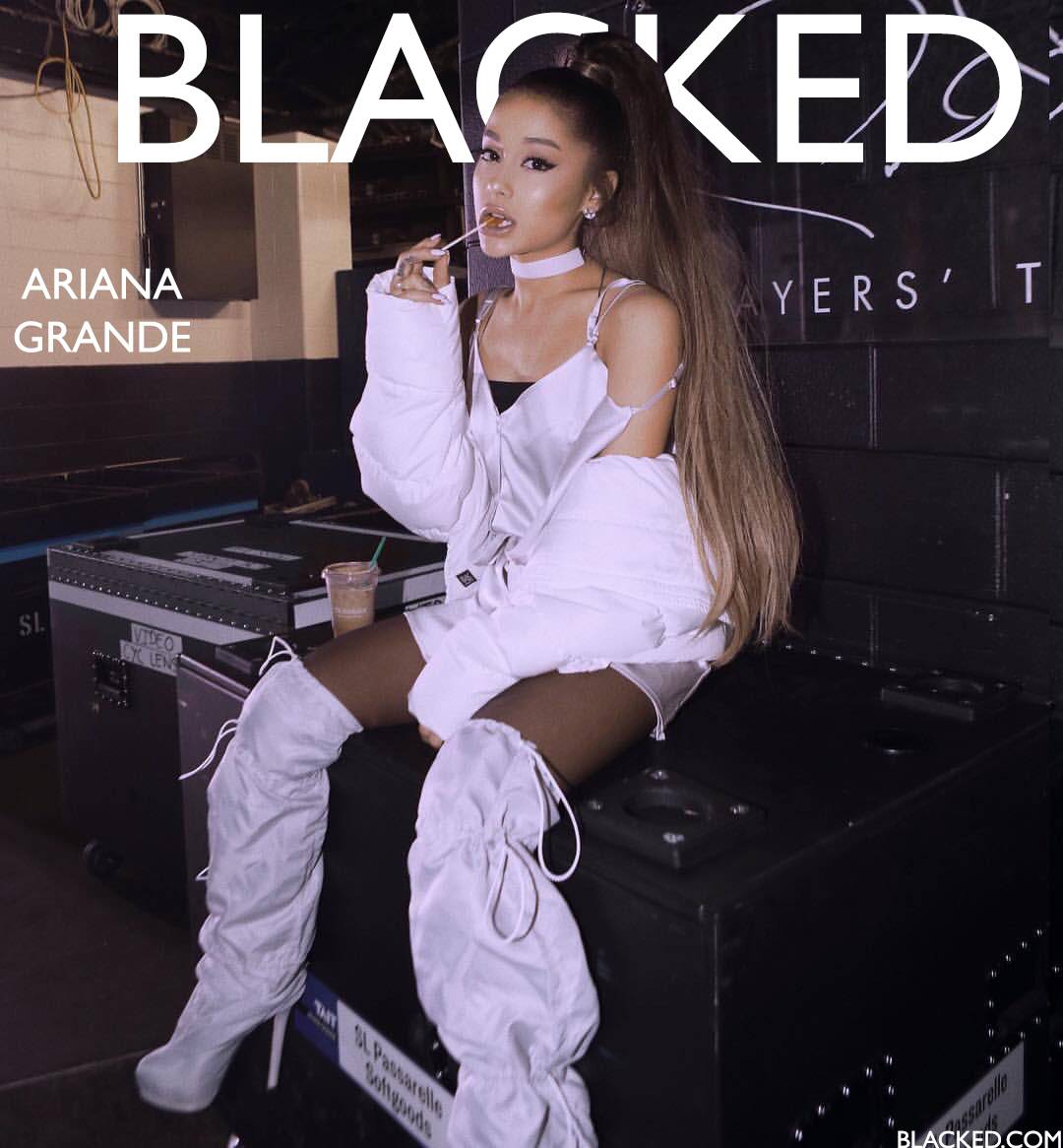 Ariana Grande For Blacked Scrolller