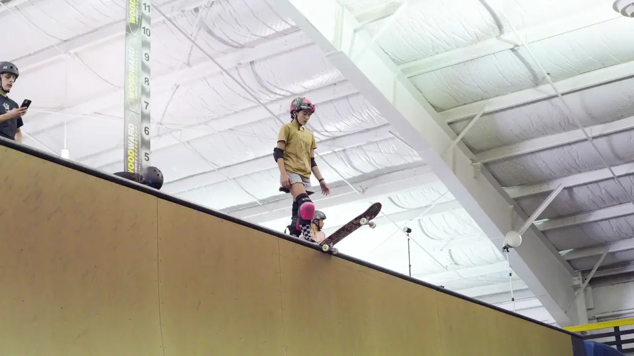 Arissa Trew - youngest person and first woman to land the 900. Only 9 people (recorded) have achieved this trick since Tony Hawk's successful attempt almost 25 years ago.