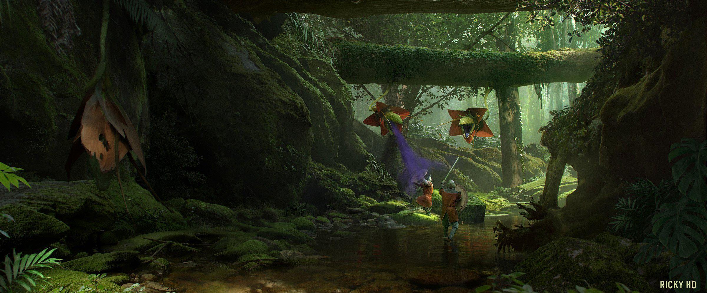 Ashes of Creation Jungle Killer Plants by Ricky Ho/Moon Pillar Studio