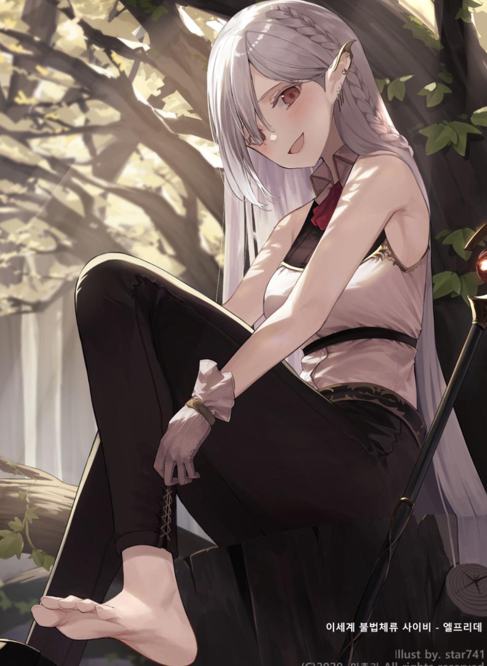 Anime girls in ecchi and hentai styles, including catgirls, monster girls, and busty women in lingerie and robes