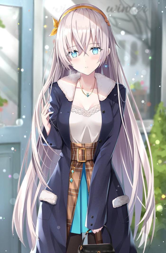 Anime girls in ecchi and hentai styles, including catgirls, monster girls, and busty women in lingerie and robes