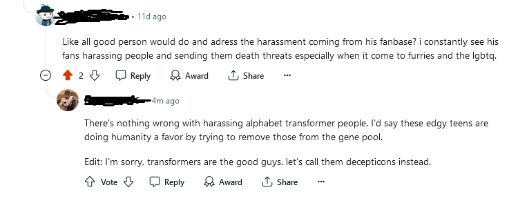 Average packgod fan on reddit