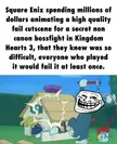 Dank meme of a large blue character with a troll face destroying a house with a hammer