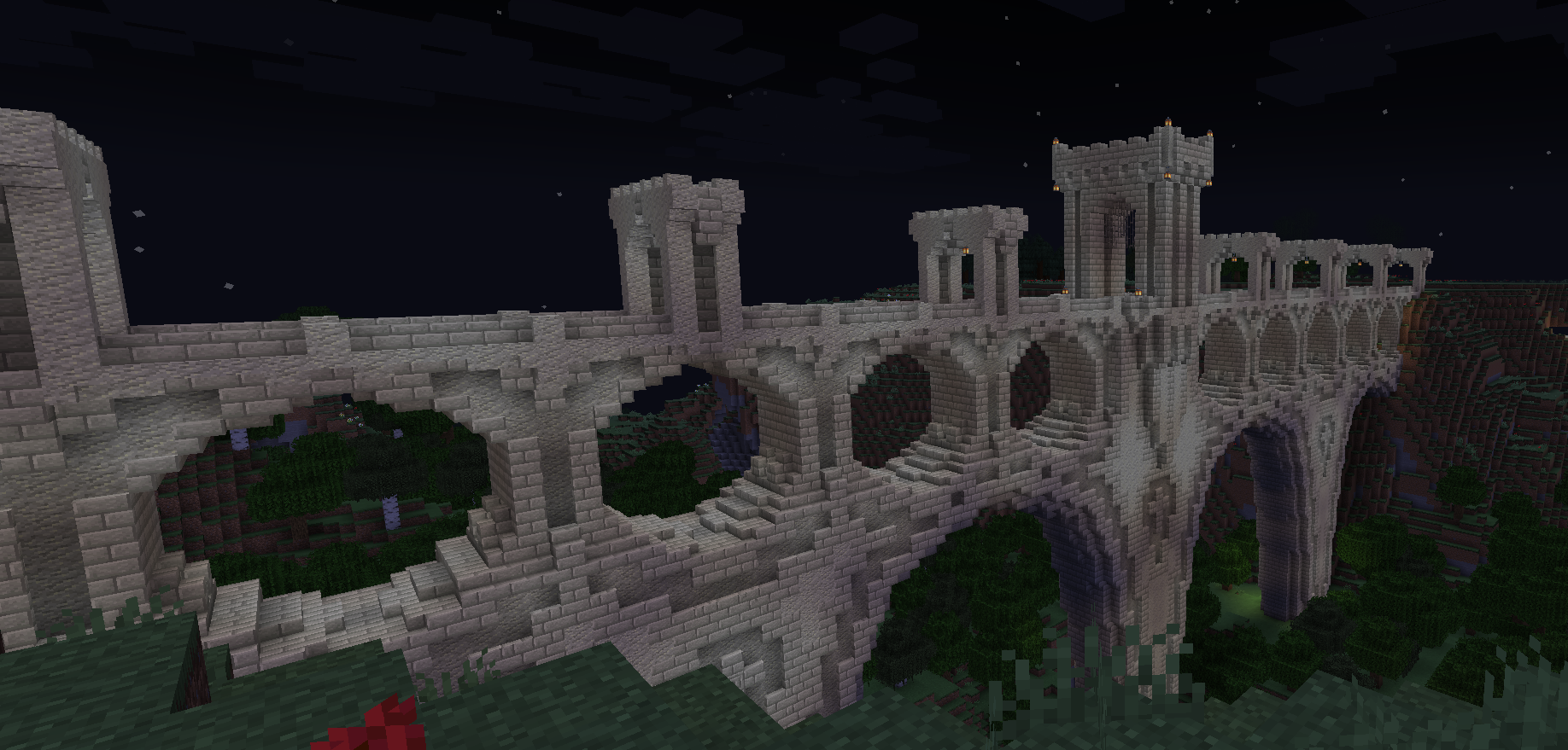 Bridge Game Realm Java Minecraft Stone Bridge I made on my Realms | Scrolller
