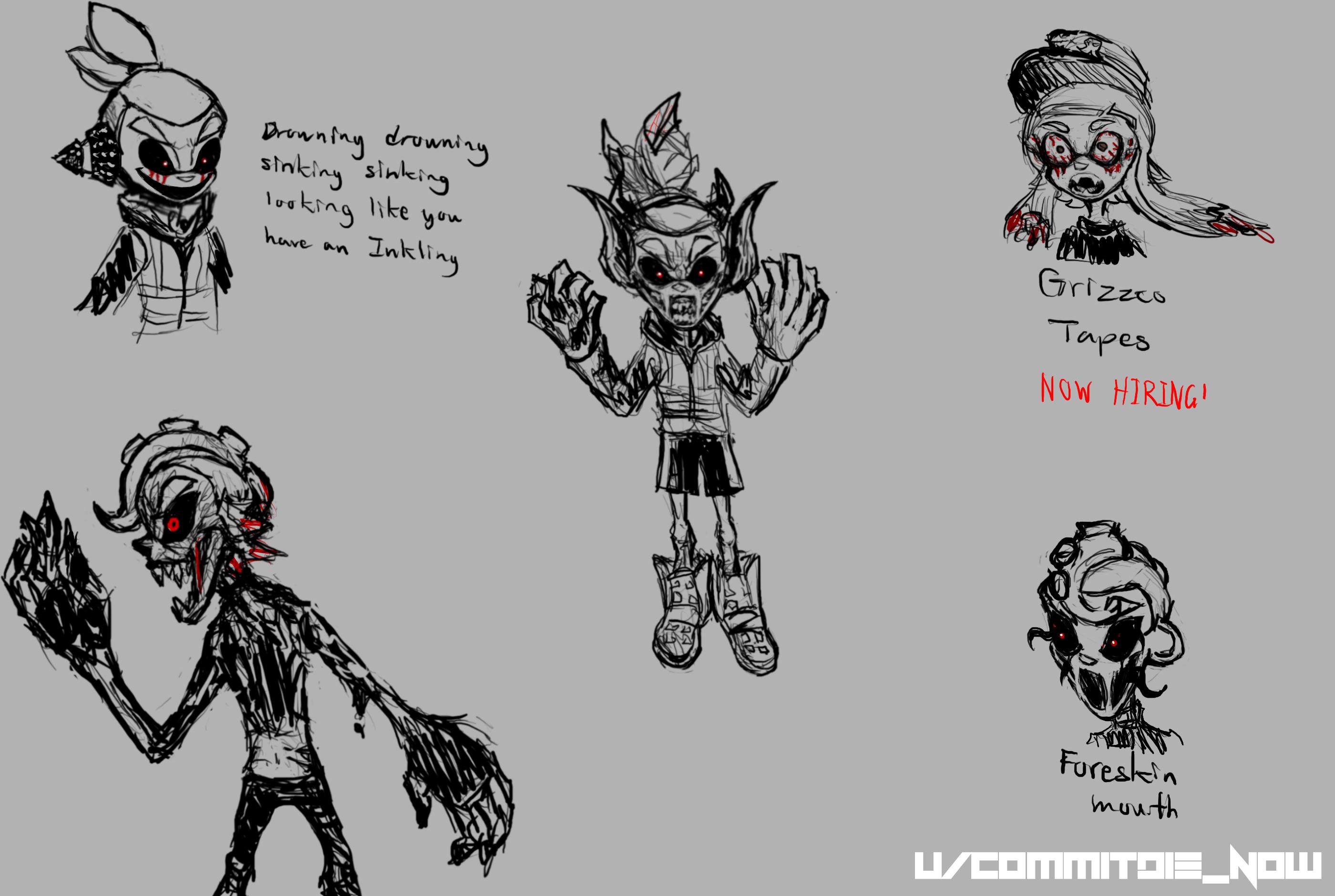 Splatoon Angst Discover more like Splatoon: (CW//Blood and creepy faces) Some Splatoon ...
