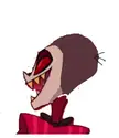 Made a bald Alastor pic that got deleted in the other Hazbin subreddit 👺