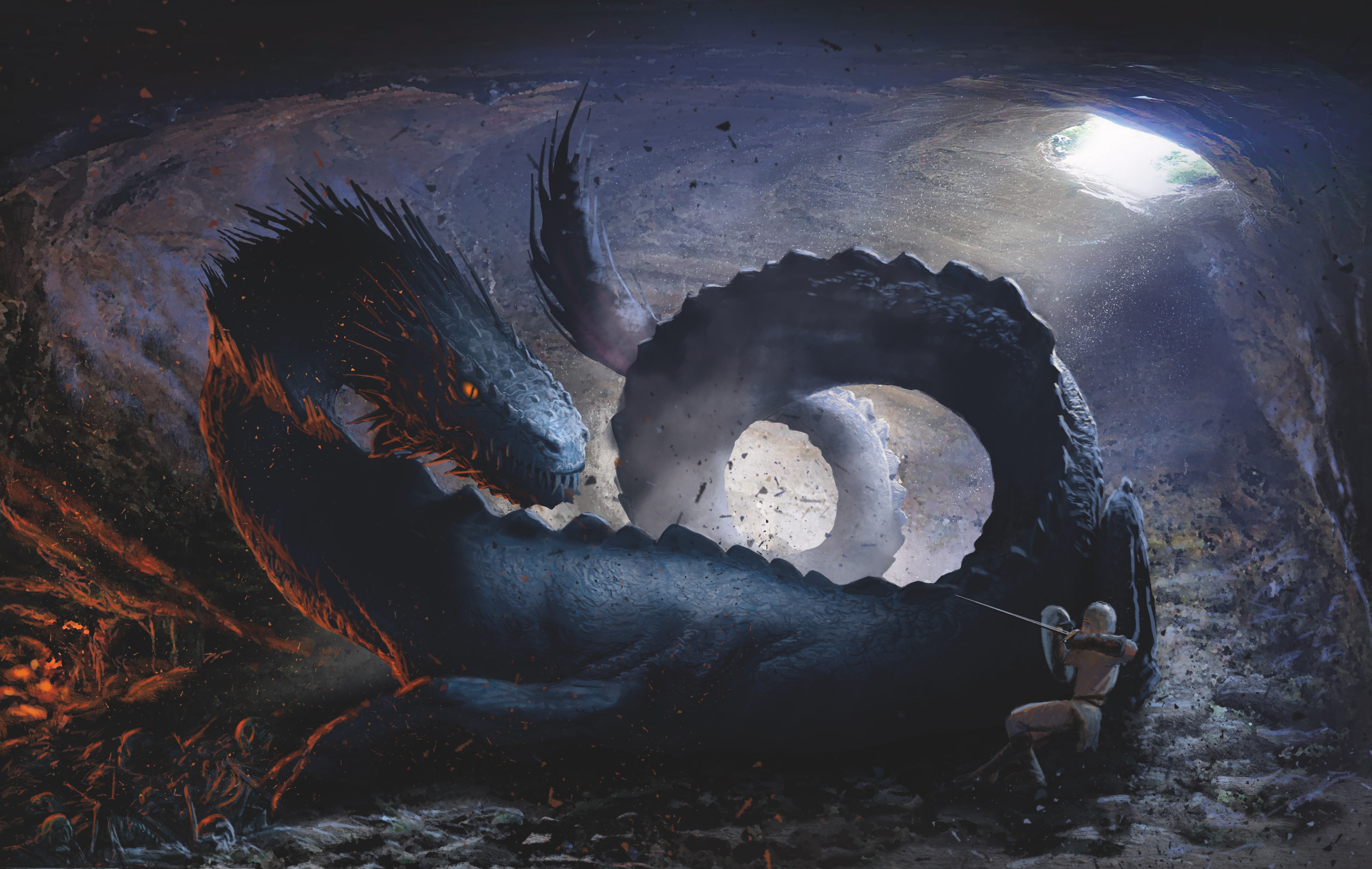 Italian Dragons: Sicily the Dragon of Caltabellotta by Davide Frisoni