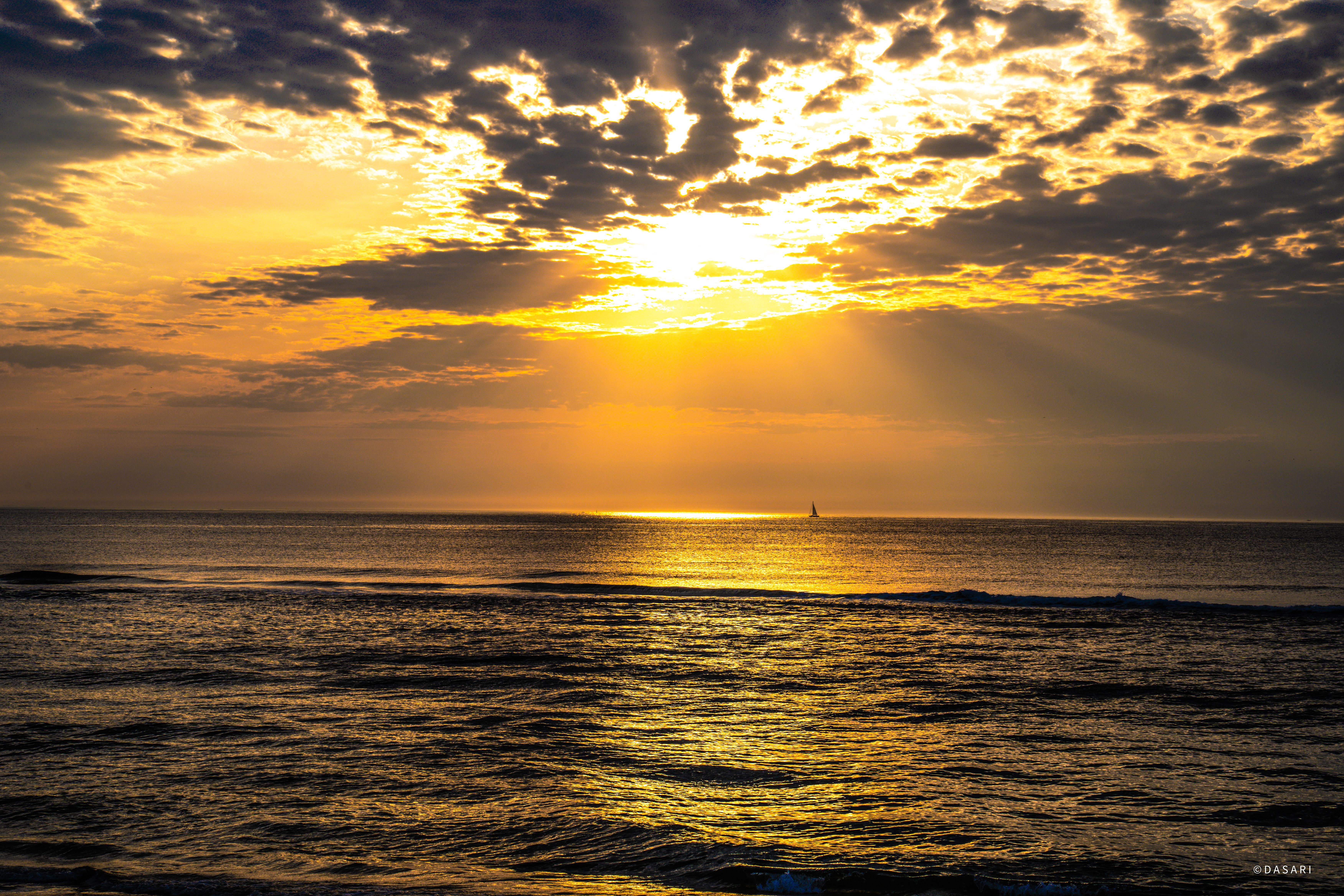 sunrise today from sandy hook, NJ