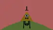 bill cipher gravity falls pixel art