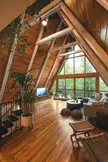 Upstate A-Frame in Pine Plains, New York [5316 × 7970]