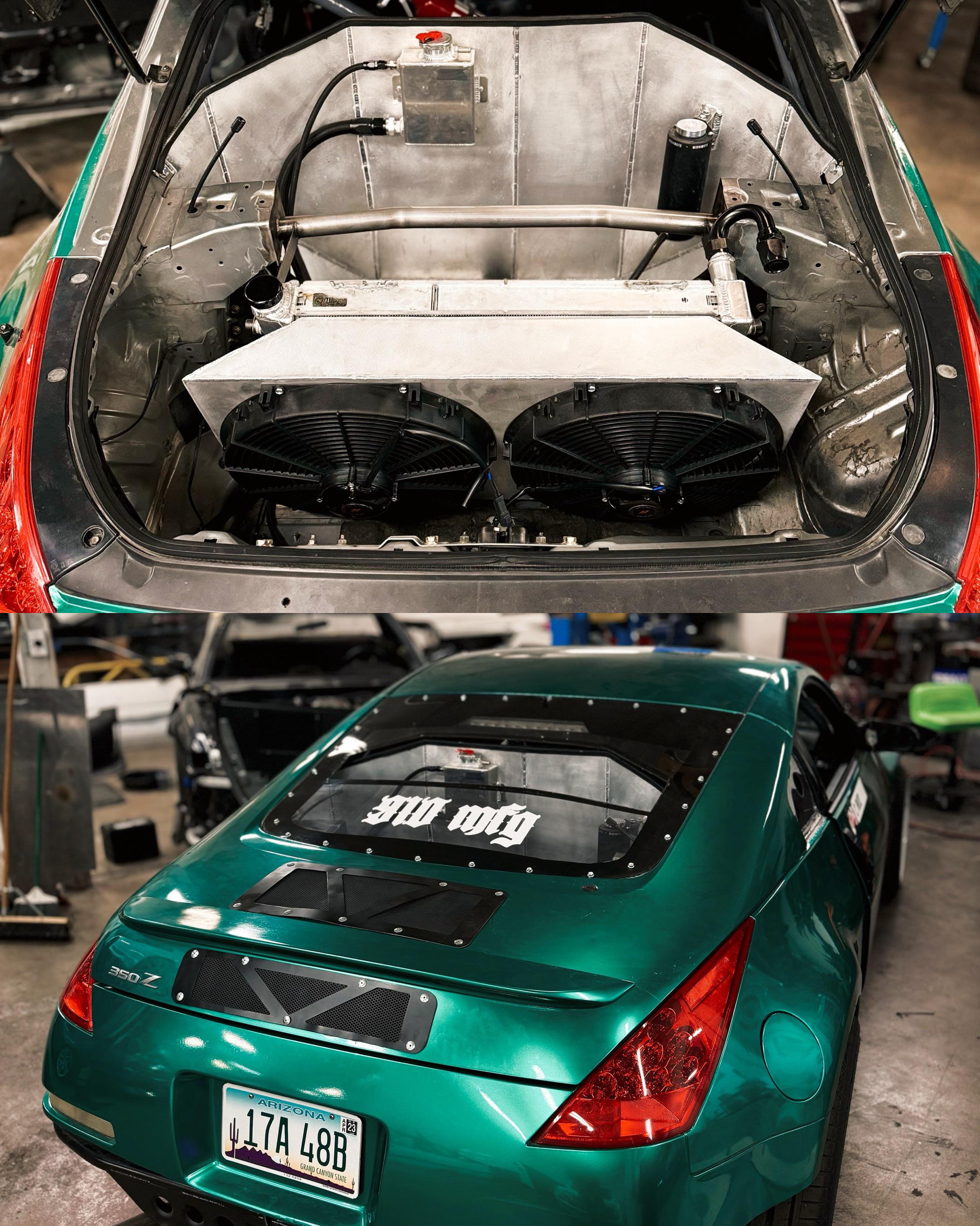 Rear mount radiator for comp drift built LS Z | Scrolller
