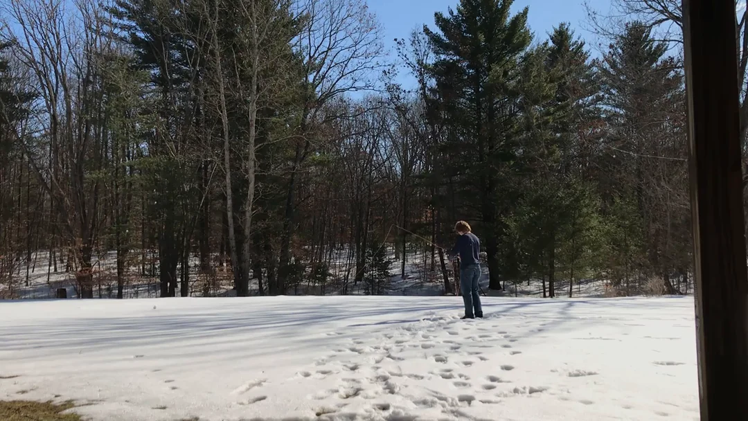 Working on my fly cast, if anyone here is a fly fisherman can you